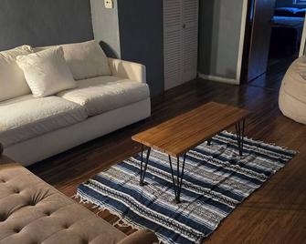 Peaceful apartment with AC in Pittsburgh in the historic Southside . - Pittsburgh - Living room