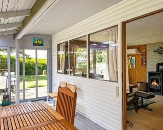 Cozy Holiday Homein Odder With Terrace - Odder - Patio