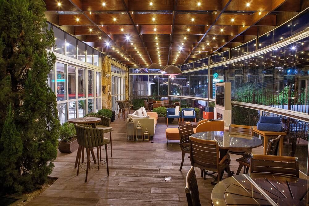 Hotel Serra da Estrela - קמפוס דו ג'ורדאו - מסעדה