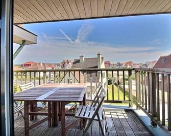 CAPEWEST 2A: 2-bedroom apartment with south-facing terrace, 50m from the beach, sleeps 4 to 5 - Hardelot-Plage - Balcon