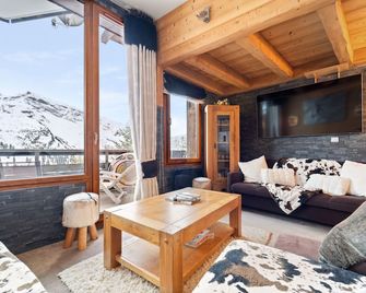 Luxury Avoriaz Chalet with hot tub - Avoriaz - Living room