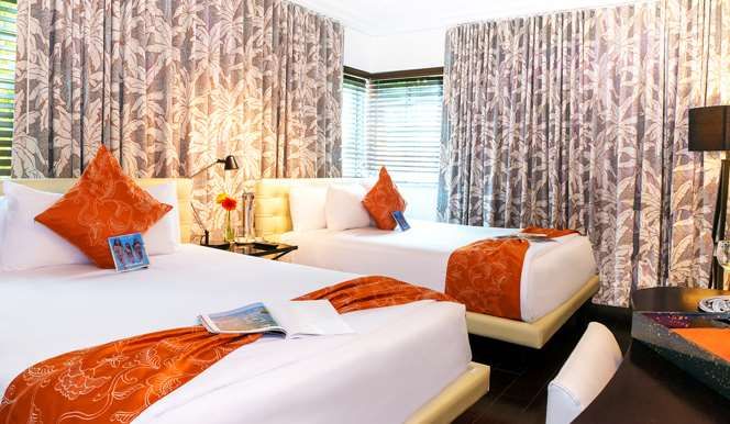 Bedroom view of Riviera Hotel South Beach