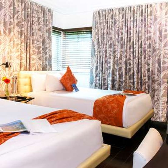 Bedroom view of Riviera Hotel South Beach