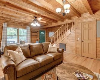 New Cozy Creekside Cabin - Waynesville - Living room