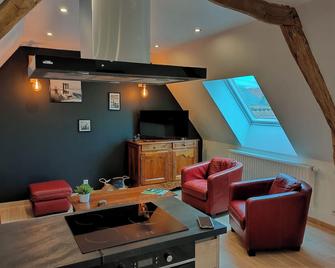 Gite Le Rucher et Gite appartement La Ruchette - Lecelles - Sala de estar