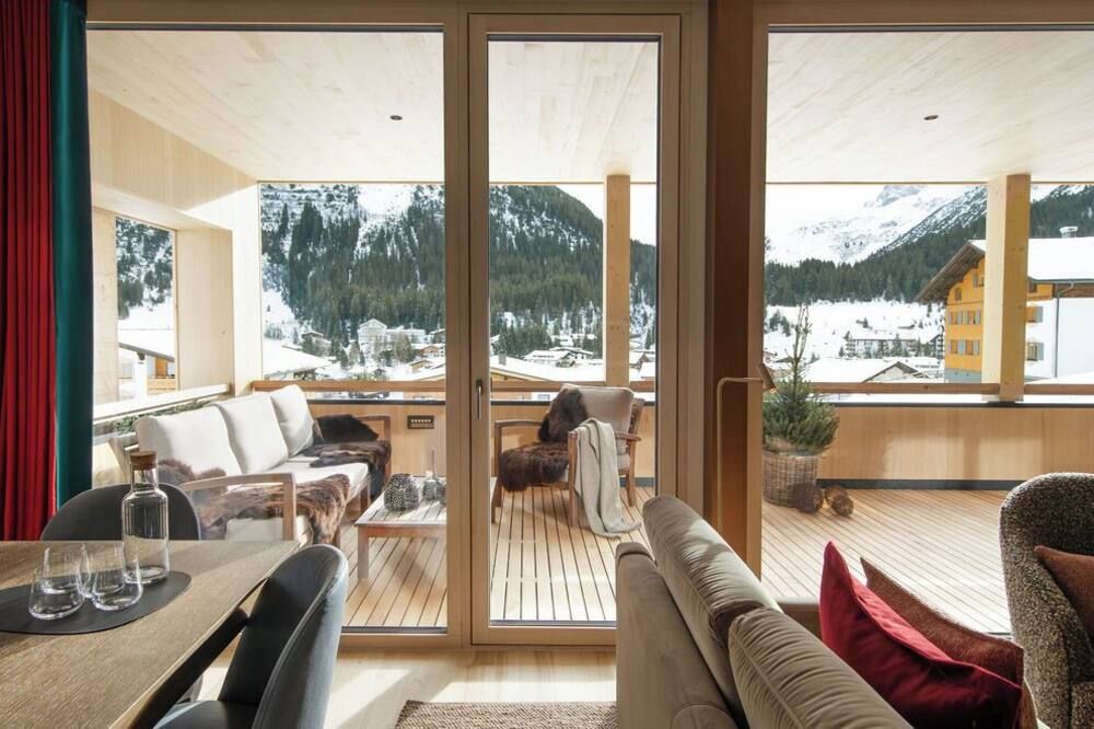 Hotel Schranz - Ski In & Ski Out - לך אם ארלברג - סלון