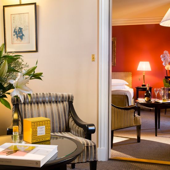 Bedroom view of Hotel Villa d'Estrees