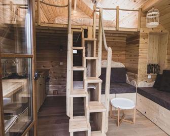 Dreamy chalet in Barvaux-sur-Ourthe with sauna - Barvaux-sur-Ourthe - Living room