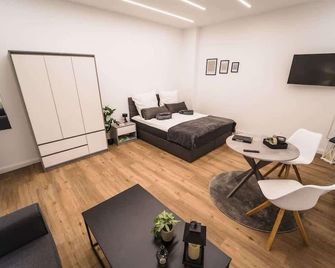 Weserzauber: 1-Zimmer City-Apartment in Bremen - Bremen - Bedroom