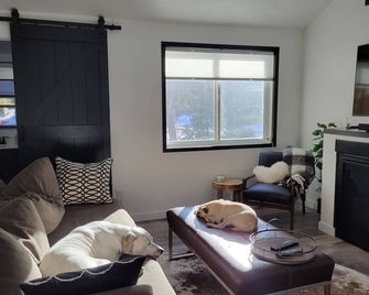 Modern Mountain Cabin - Romantic Getaway - Dog Friendly - Black Hawk - Living room