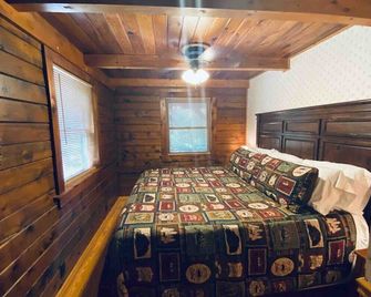 Cozy Cabin at Bear Mountain Log Cabins - Eureka Springs - Bedroom