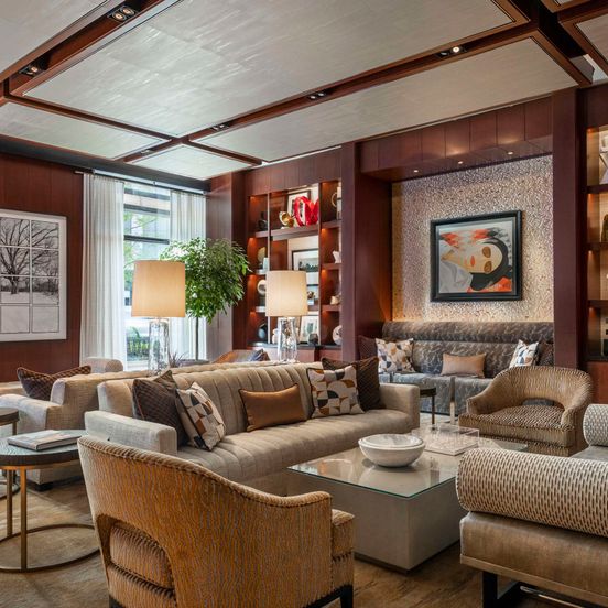 Lounge view of Park Hyatt Chicago