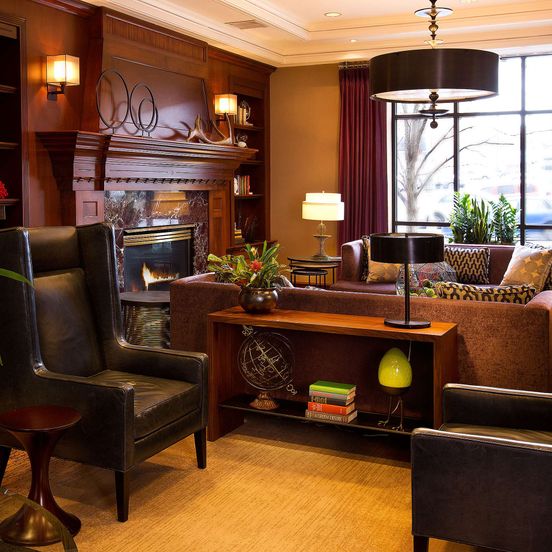 Lounge view of The Paramount Hotel