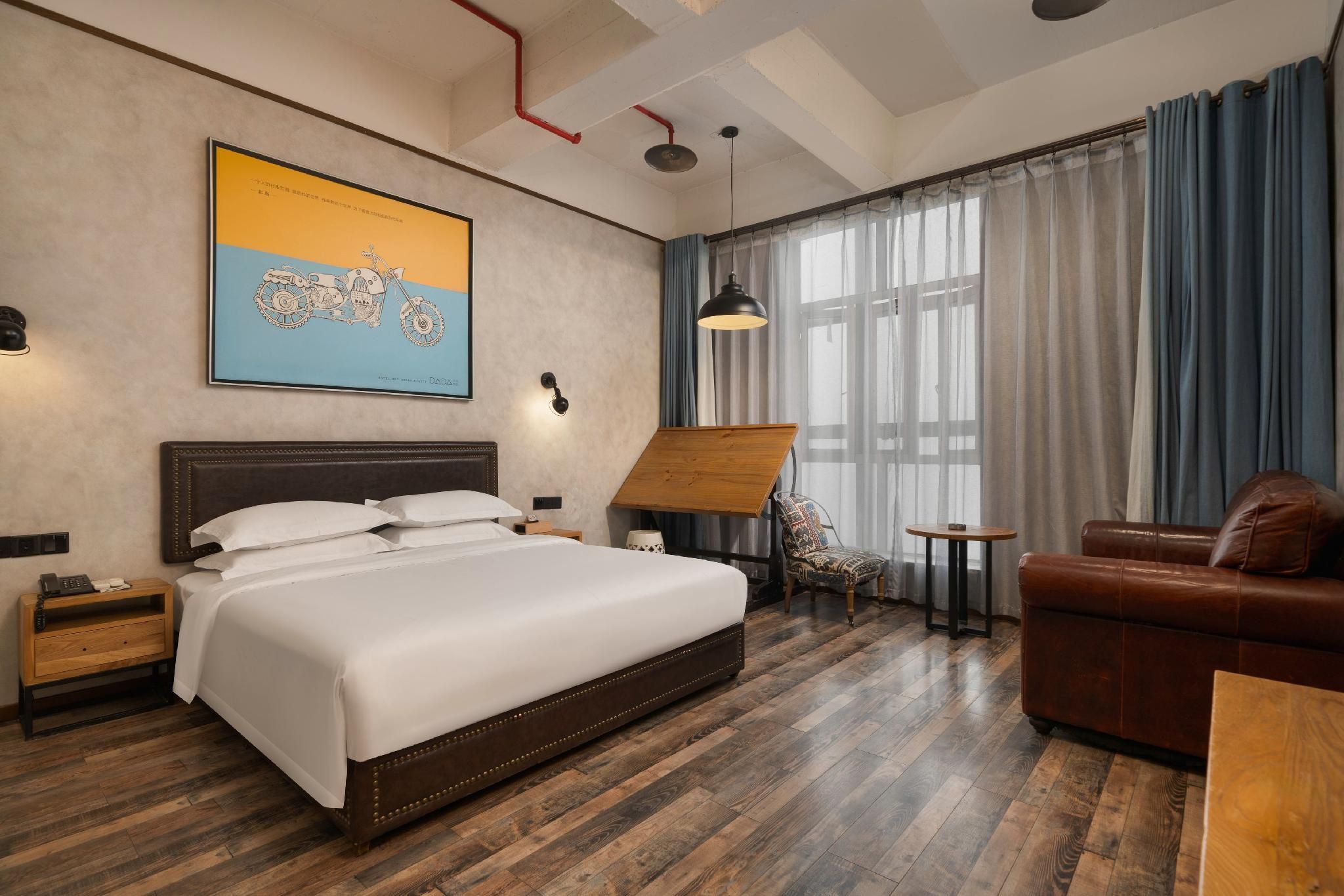 Dada Wooden Horse Hotel (Chongqing Guanyinqiao Metro Station Branch) - Chongqing - Bedroom