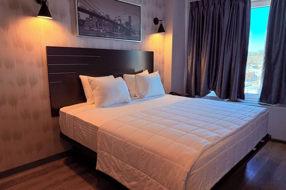 Bkway Hotel Brooklyn - ברוקלין - חדר שינה