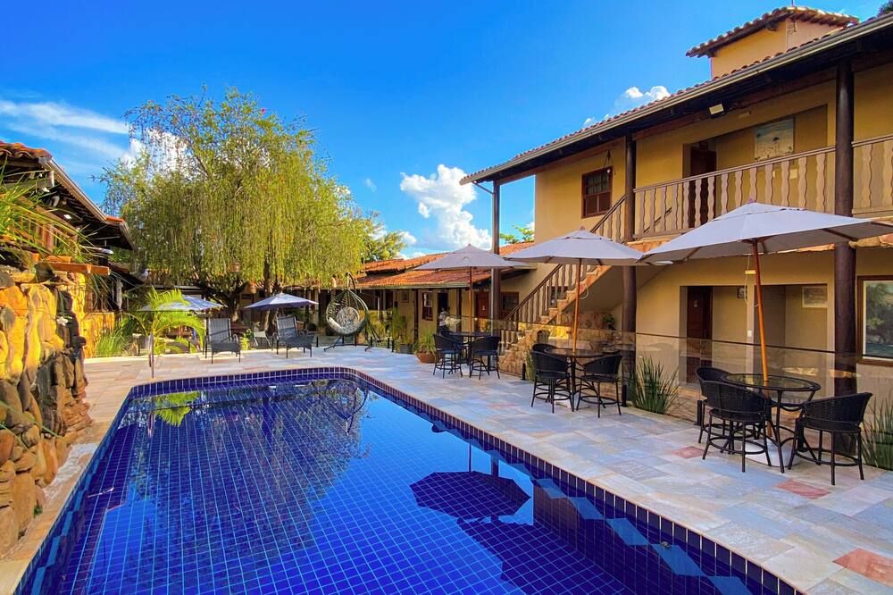 Pousada Vila Velha - פירנופוליס - בריכה