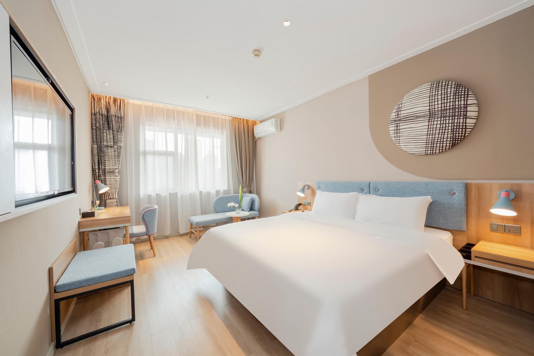 Home Inn Neo Chongqing Olympic Sports Center Shiqiaopu Metro Station - צ'ונגקינג - חדר שינה