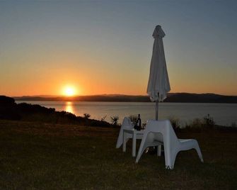 Marvelous Sea View Eco Studio - Ammouliani - Patio