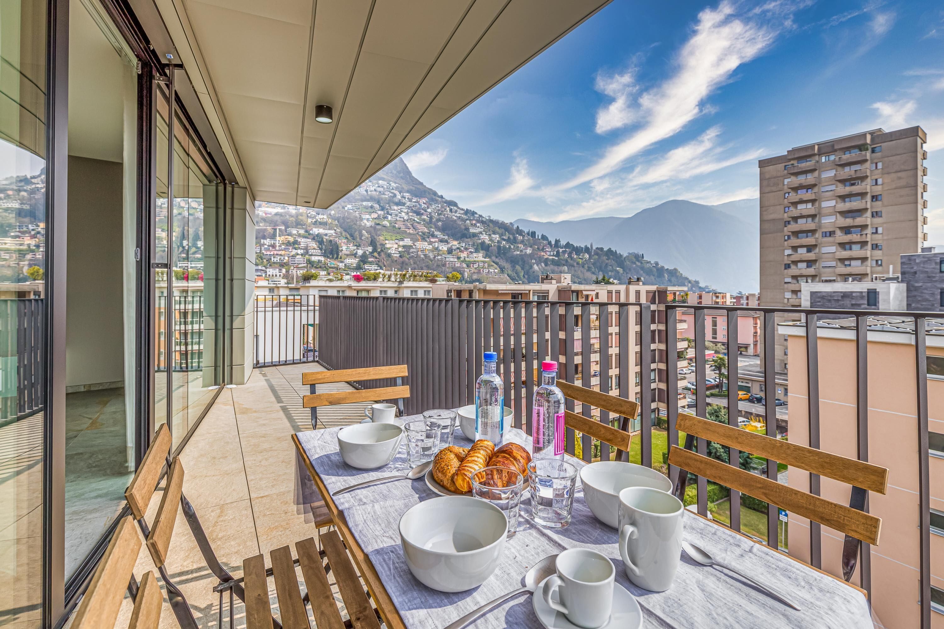 Icon H Lugano - Luxury Suites & Apartments - Lugano - Balcony