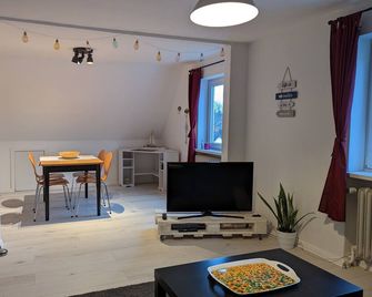 Vacation apartment near the beach with sea view - Hohwacht - Essbereich