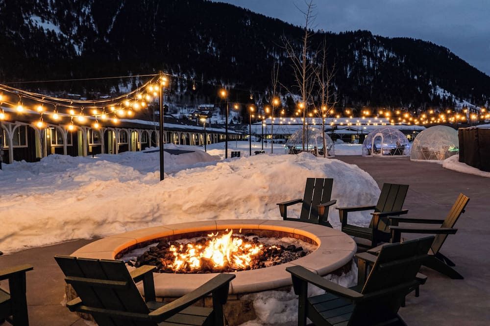 ذا فيرجينيان لودج - جاكسون (وايومنغ) - شرفة مرصوفة