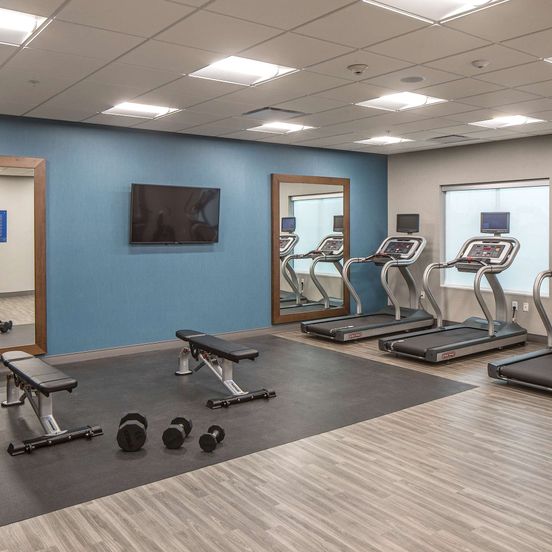 Gym view of Hampton Inn Hastings