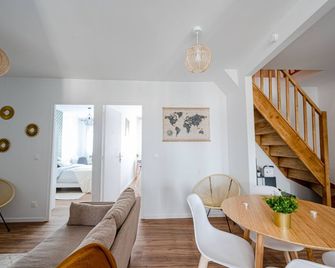 Le Grand Drancy - 3 chambres - tout équipé - Drancy - Living room