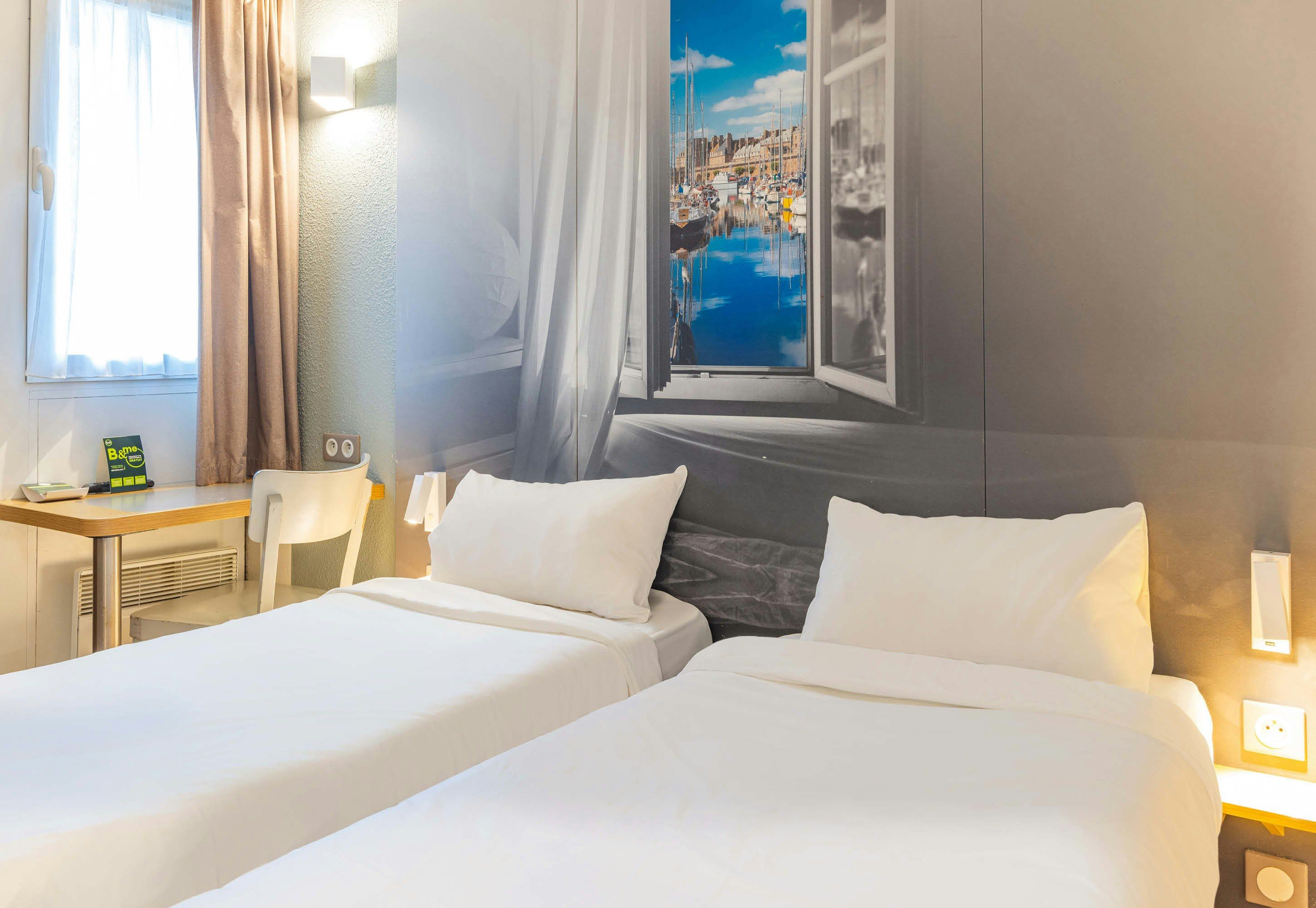 B&B HOTEL Saint-Malo Centre - סן מאלו - חדר שינה
