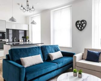 Osprey Residence - Smart & Stylish Apartment in the Heart of Kendal - Kendal - Wohnzimmer