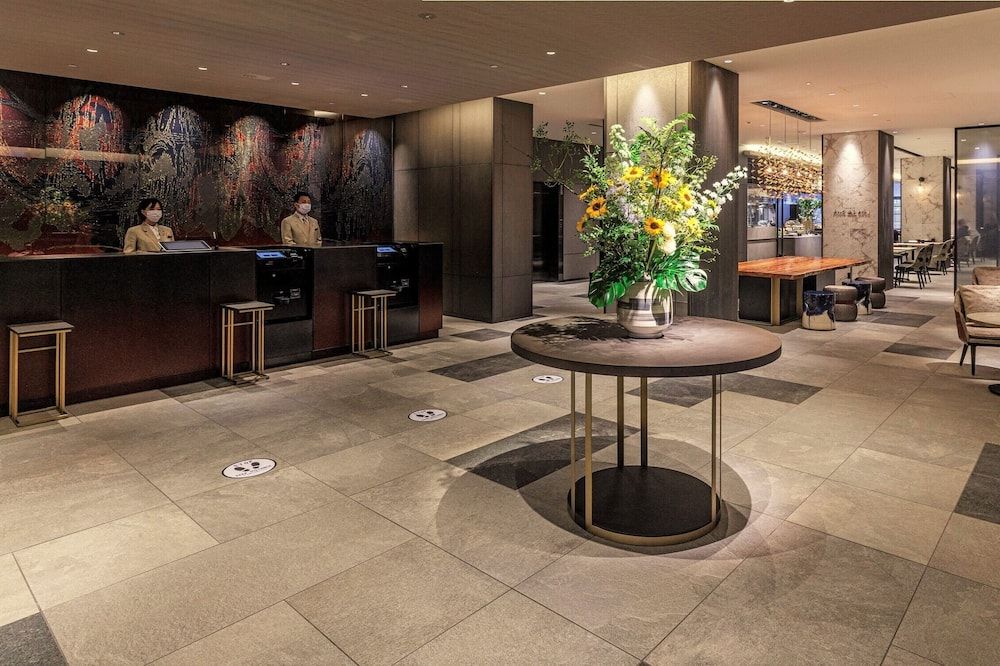 Front desk view of The Blossom Kyoto