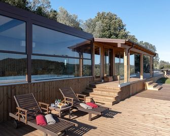 Villa Giulia in Tuscany 's heart, swimming pools, spa, sea, beaches, hydro, gym - Gavorrano - Terasa