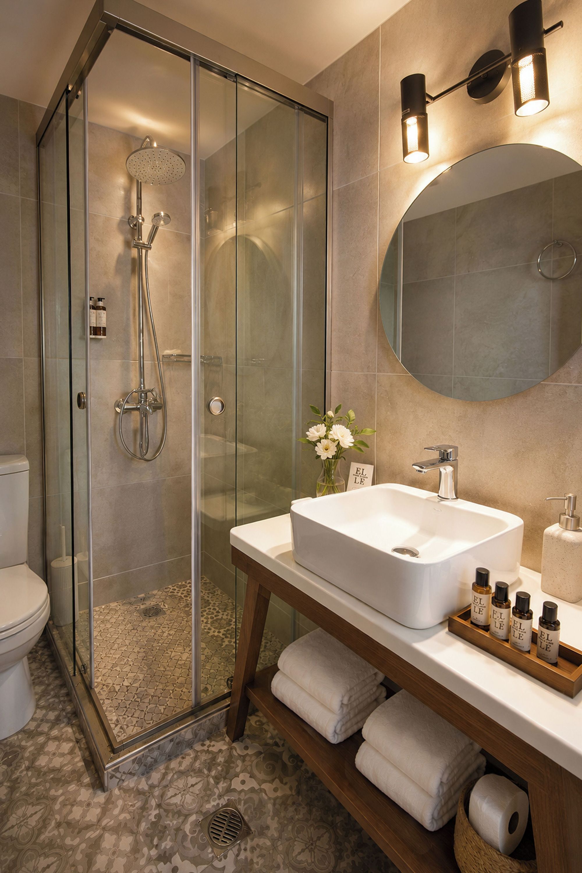 Elle Rooms & Suites - Paralia - חדר רחצה