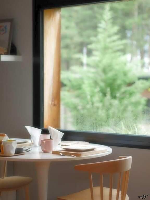 la maison dans les bois - Oudon - Essbereich