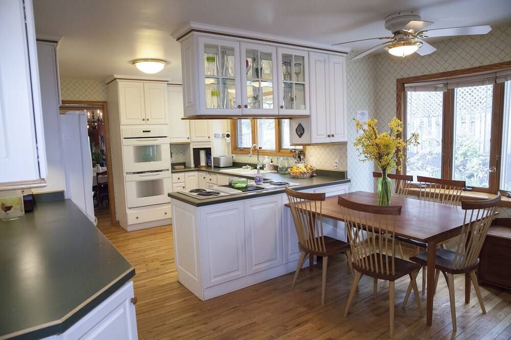 Kitchen view of Innisfree Farms Estate House near Oglebay Park
