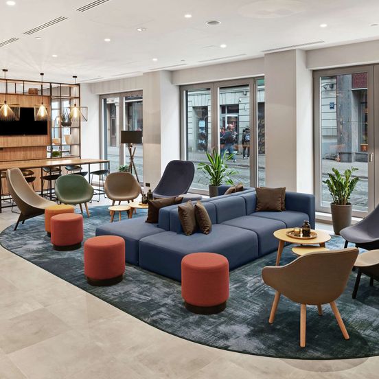 Lobby view of Hilton Garden Inn Riga Old Town