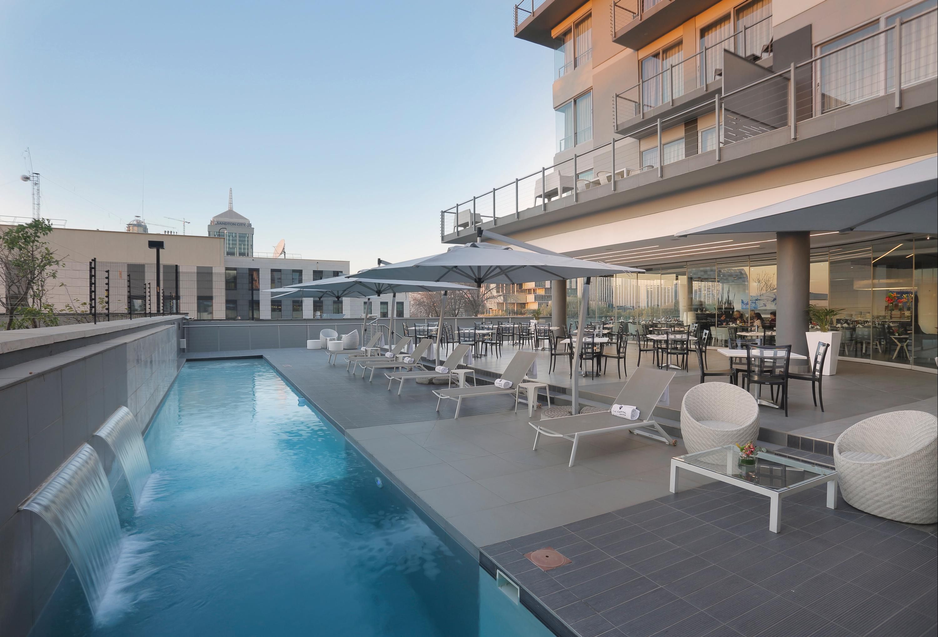 Pool view of The Capital Empire