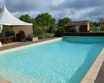 Self-contained apartment in large house with swimming pool, guaranteed peace and quiet - Villematier - Piscina