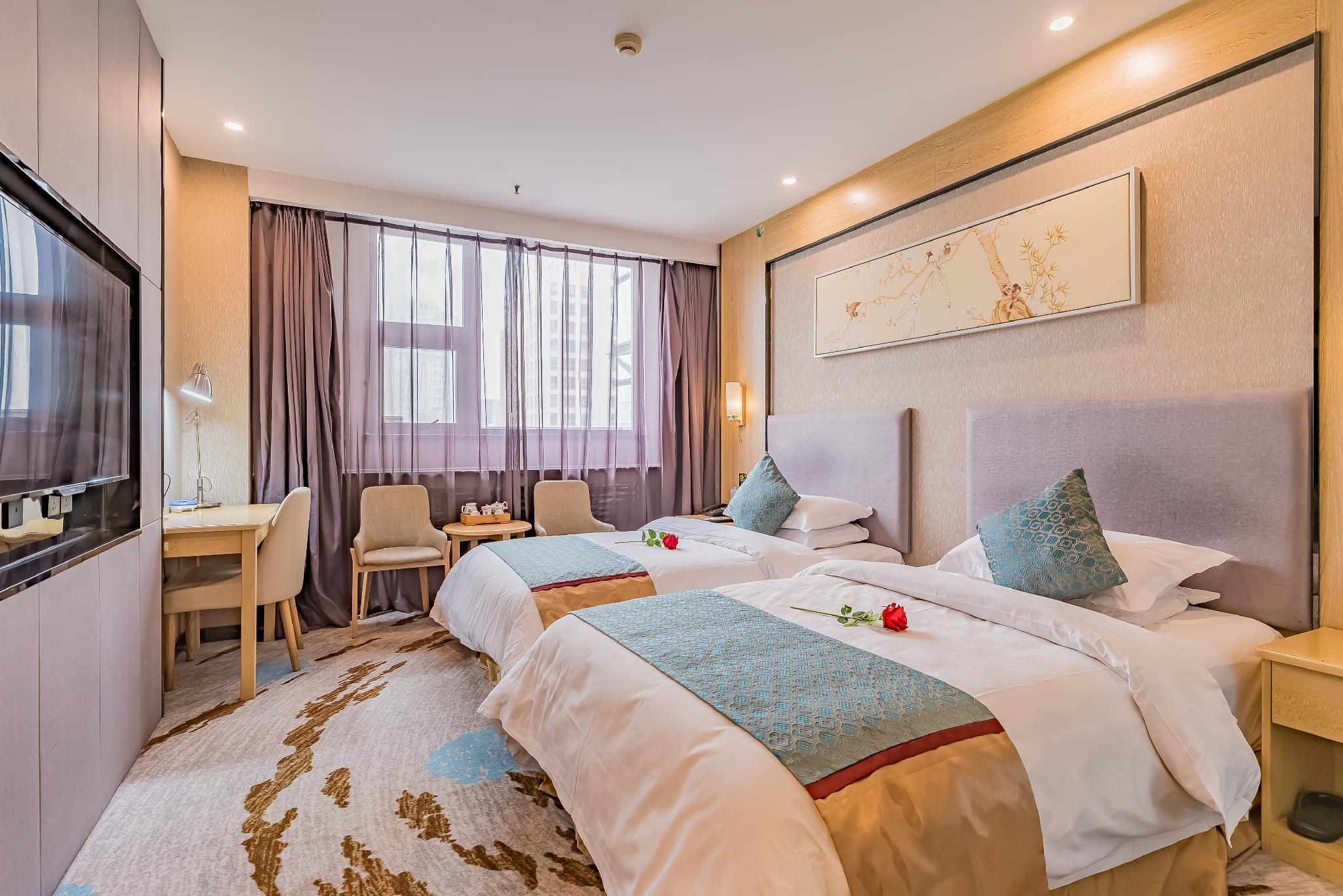 Taimushan International Business Hotel - בייג'ין - חדר שינה