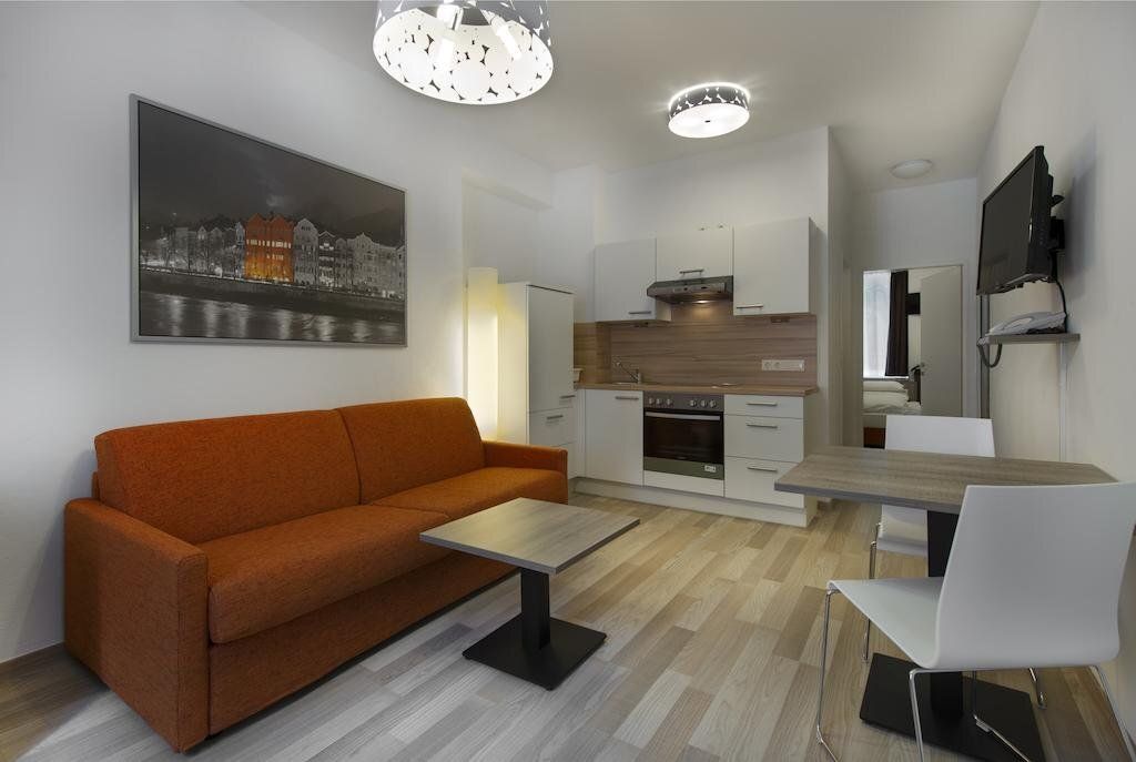 أبارتمنتس لايبتسيجر هوف - انسبروك - غرفة معيشة