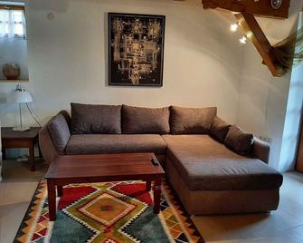 Holiday Home With A Huge Plot Of Land And A View Of The Lake - Szentantalfa - Sala de estar