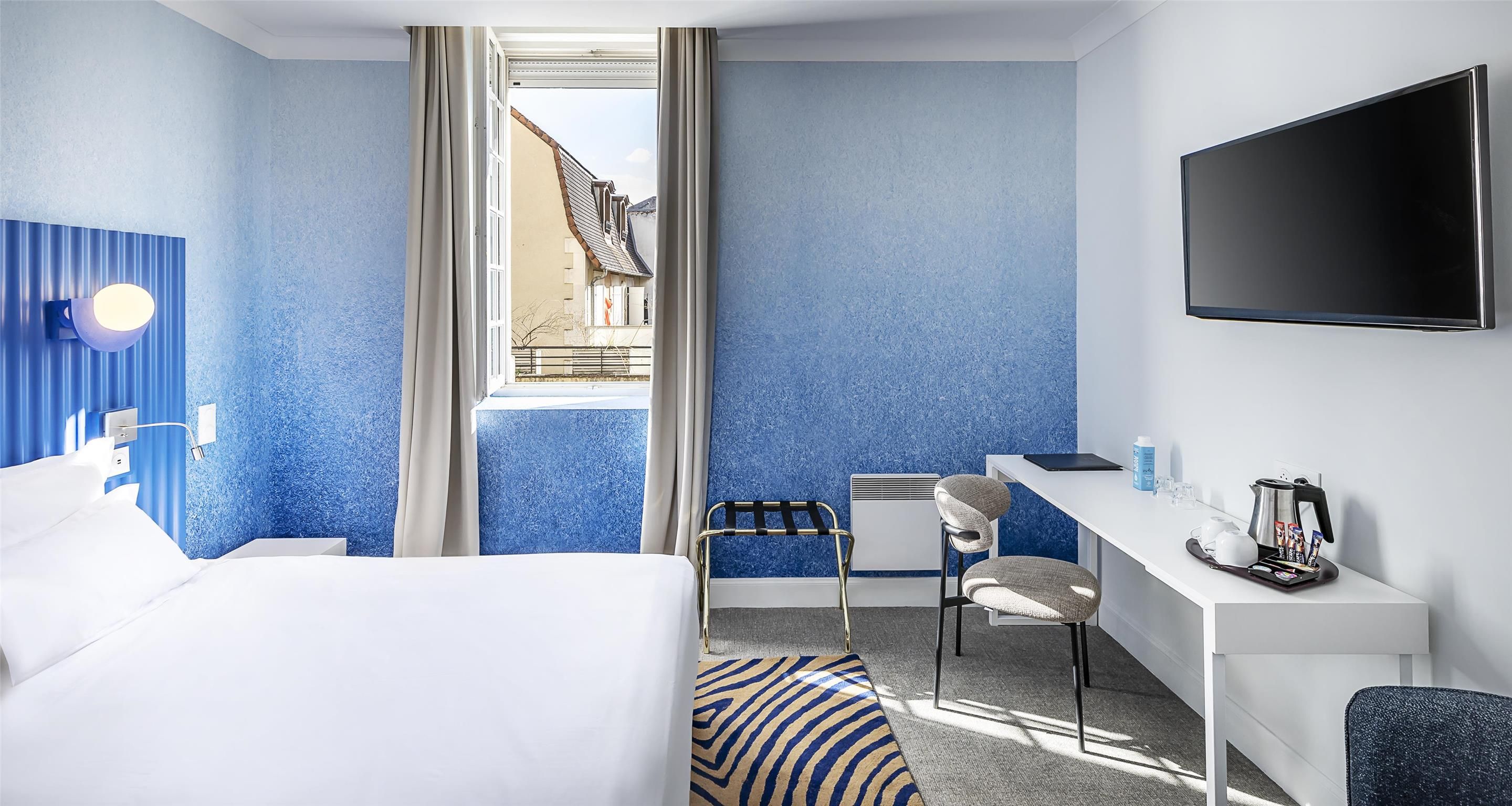 فندق بست وسترن بواتييه سنتر لو غران - بواتييه - غرفة نوم