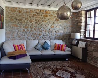 Superb Provencal mas in the heart of the vineyards, for 10 people - Pont-Saint-Esprit - Huiskamer
