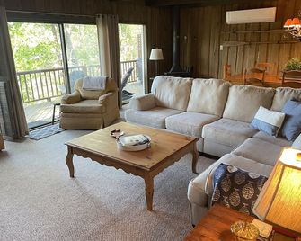 Lakefront cabin in quiet cove on Lake Hartwell - Hartwell - Living room