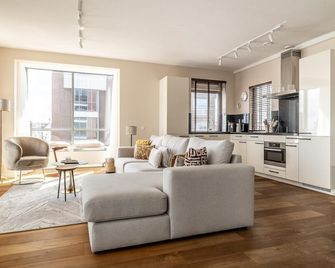 Apartment in Scheveningen With Harbor View - Den Haag - Huiskamer