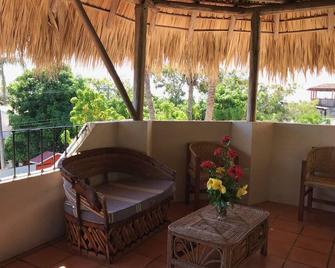 Acogedora palapa privada cerca de la playa. - Puerto Escondido - Balcony