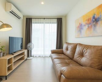 2br 7 Mins Walk to Bts Bill Included - Bangkok - Sala de estar