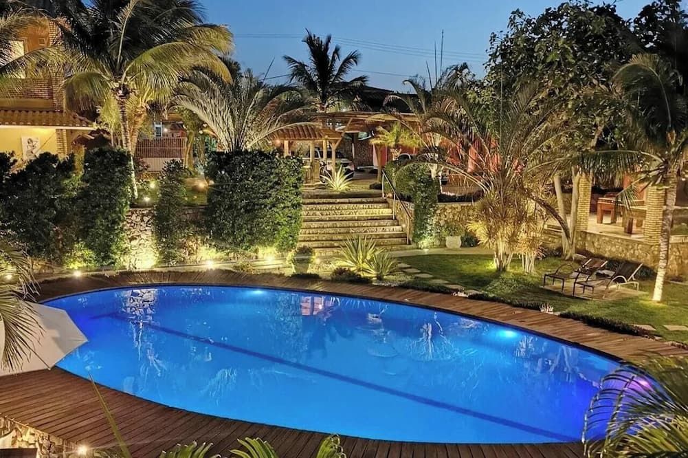 Pousada Refúgio Jardim de Canoa - קנואה קבראדה - בריכה