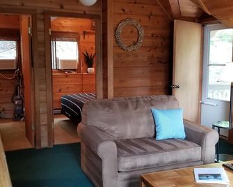 Amazing views of Lake Chelan! Unique 'Treehouse' cabin with 2 bedrooms & 1 bath - Chelan - Living room