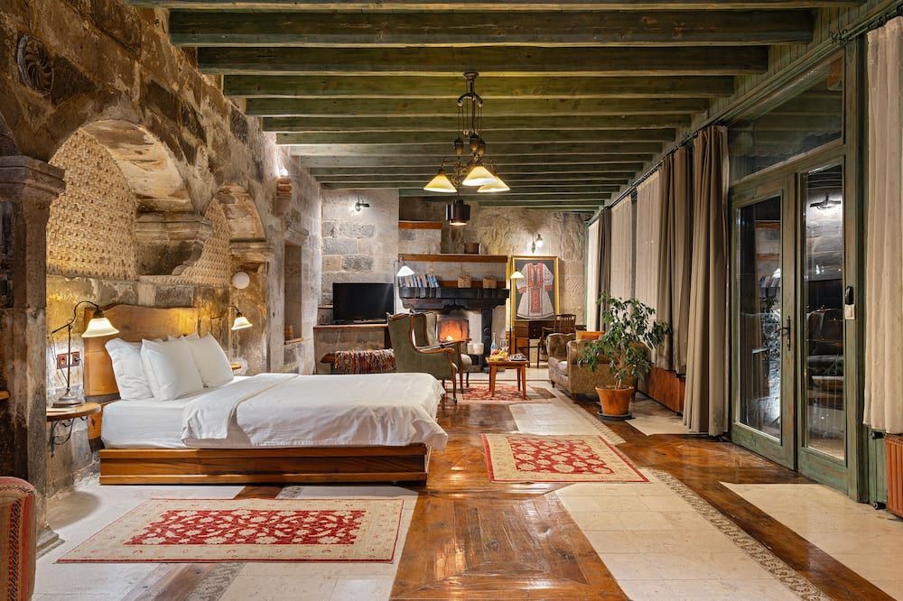 Kelebek Special Cave Hotel & Spa - גורמה - חדר שינה