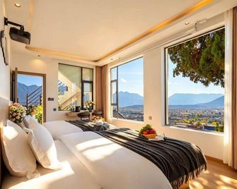 Moon · Yunxi Galaxy lives in the ancient city panoramic hotel (Lijiang Old Town North Store) - Lijiang - Bedroom